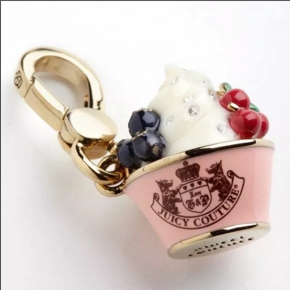 New Juicy Couture Ice Cream Yogurt dish Charm - Picture 2 of 4